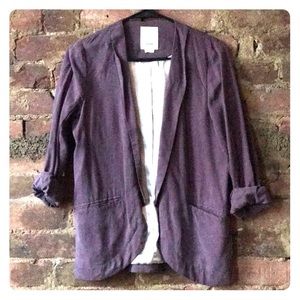 *Anthropologie* Purple blazer